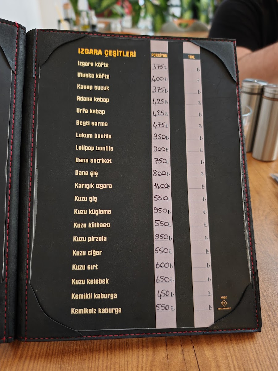 Menu Kose Et Restaurant-3